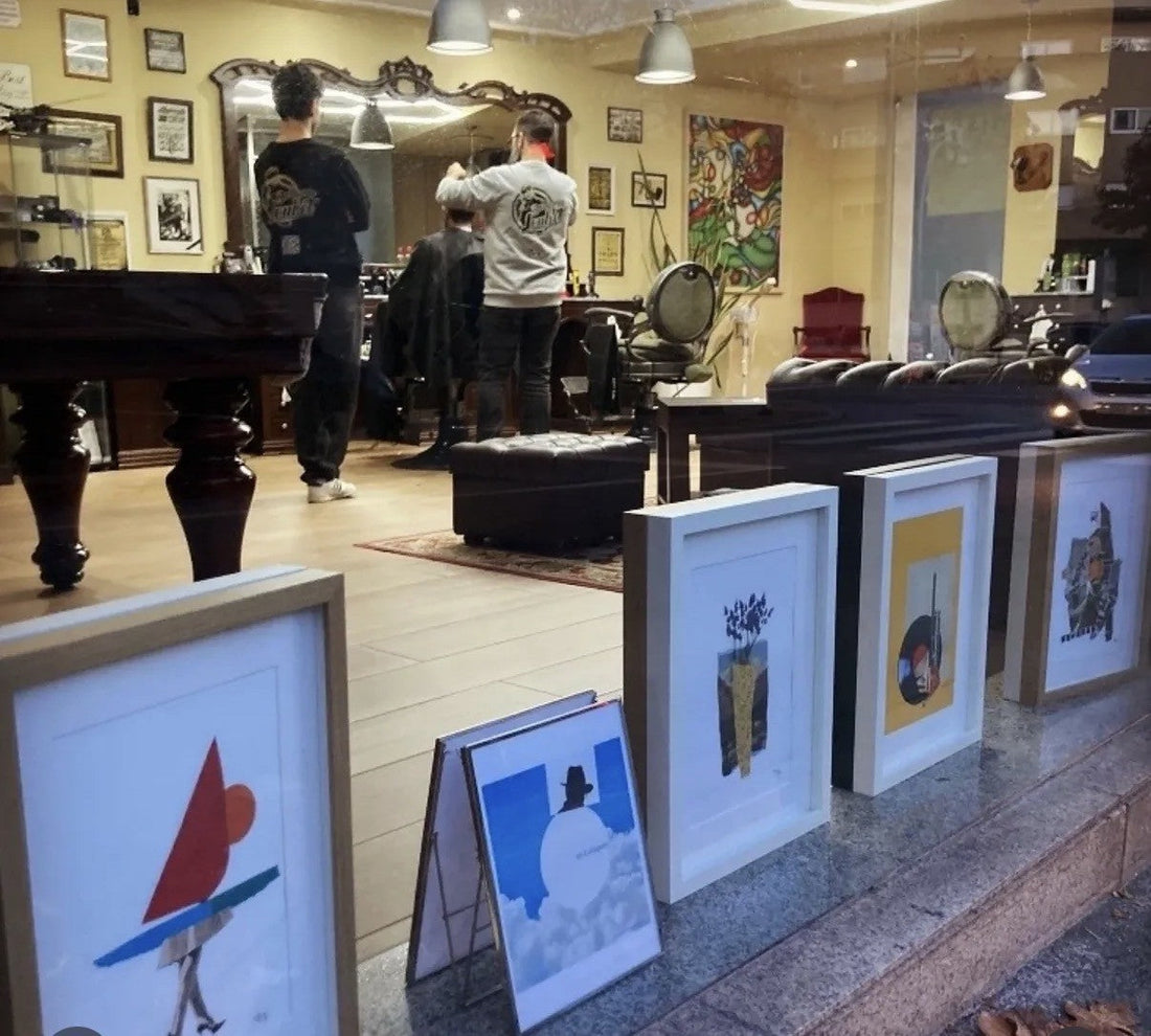 Colaboração com a Barbearia Loubet, Porto, Portugal