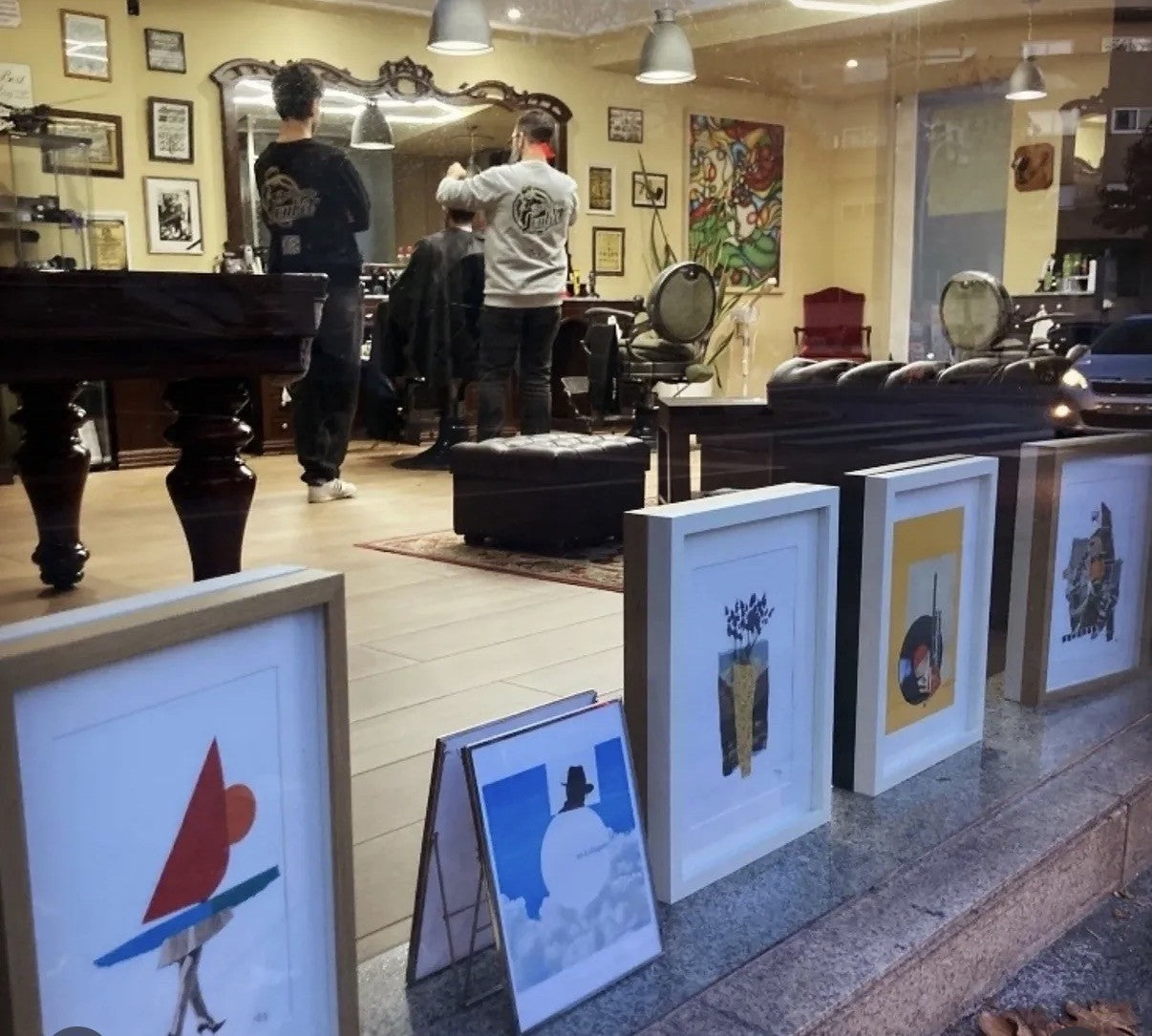 Colaboração com a Barbearia Loubet, Porto, Portugal